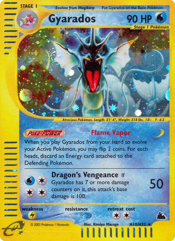 Gyarados original Skyridge card